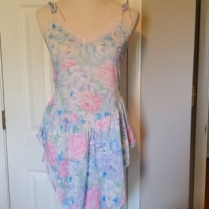 Sexy floral pastal high cut sides